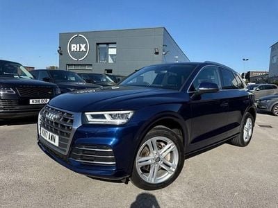 Begagnad Audi Q5 S-Line 190 HK (139 kW) 2017 Blå SUV