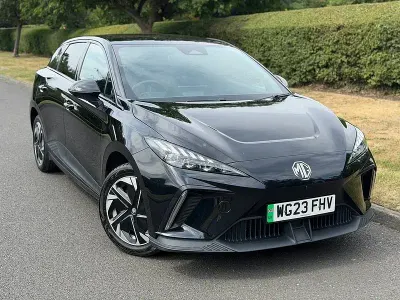 Used MG MG4 EV Trophy 2023 Black Hatchback