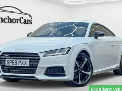 Used Audi TT Black Edition 230 HP (169 kW) 2018 White Coupe