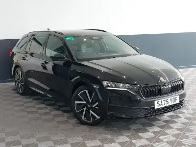 Used Skoda Octavia SportLine 150 HP (110 kW) 2025 Black Estate