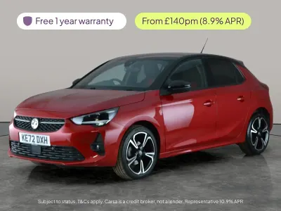 Used Vauxhall Corsa 75 HP (55 kW) 2023 Red Hatchback