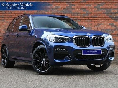 Blue Used 2018 BMW X3 M Sport SUV | £18,489 (Fair price)