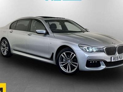 Silver Used 2019 BMW 740L M Sport Sedan | £26,995 (Fair price)