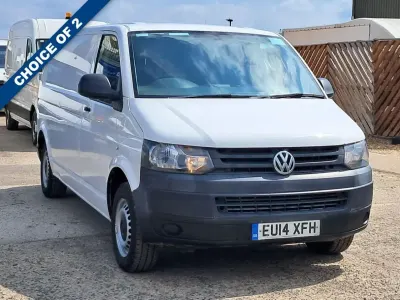 Begagnad VW Transporter Startline 2014 Vit Van
