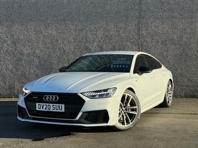 White Used 2020 Audi A7 Black Edition Hatchback | £30,995 (Expensive)