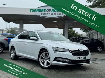 Used Skoda Superb SE L 2021 White Hatchback