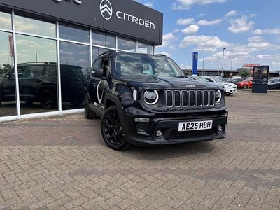 Solid black New 2025 Jeep Renegade Altitude SUV | £25,990 (A bit pricey)