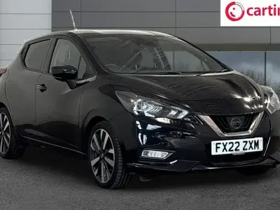 Used Nissan Micra Tekna 92 HP (67 kW) 2022 Black Hatchback