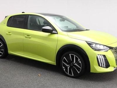 Used Peugeot e-208 GT 114 kW (156 HP) 2024 Yellow Hatchback