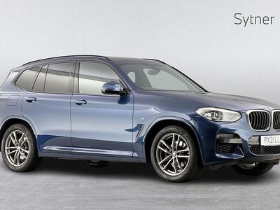 Used BMW X3 M Sport 187 HP (137 kW) 2021 Blue SUV