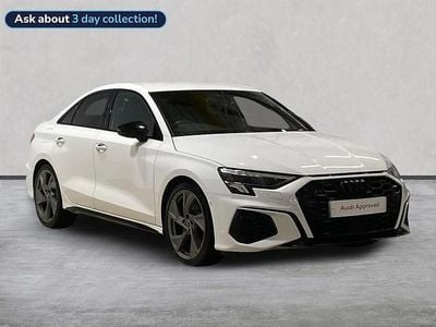 Used Audi S3 Black Edition 310 HP (228 kW) 2023 White Sedan