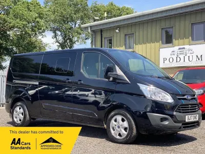 Used Ford Transit Custom Limited 130 HP (95 kW) 2017 Black Van
