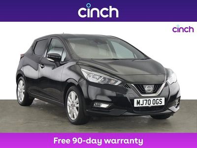 Black Used 2020 Nissan Micra Acenta Hatchback | £9,999 (Fair price)