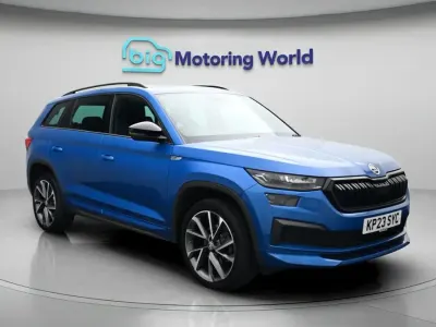 Used Skoda Kodiaq SportLine 150 HP (110 kW) 2023 Blue SUV