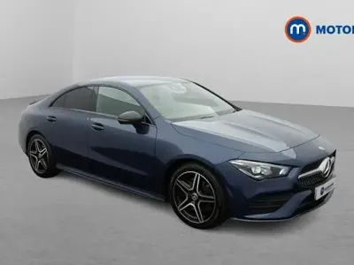 Used Mercedes CLA250 AMG Line Premium 224 HP (164 kW) 2021 Blue Coupe