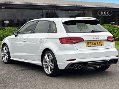 Used Audi A3 Sportback S-Line 150 HP (110 kW) 2020 White Hatchback