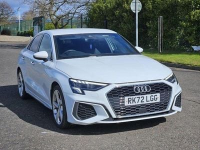 Used Audi A3 S-Line 150 HP (110 kW) 2022 White Sedan