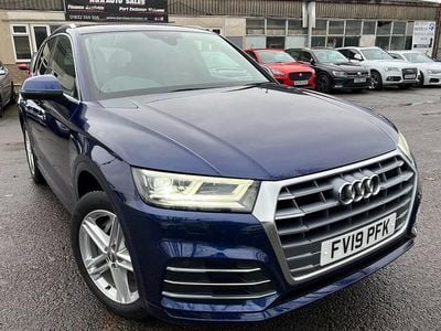 Used Audi Q5 S-Line 190 HP (139 kW) 2019 Blue SUV