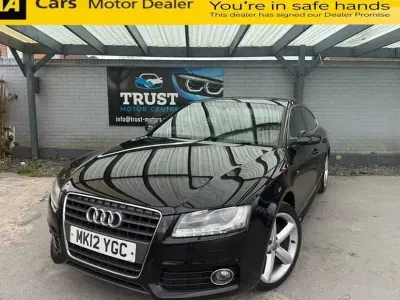 Used Audi A5 S-Line 177 HP (130 kW) 2012 Black Coupe