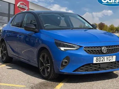 Used Vauxhall Corsa Elite 101 HP (74 kW) 2021 Blue Hatchback