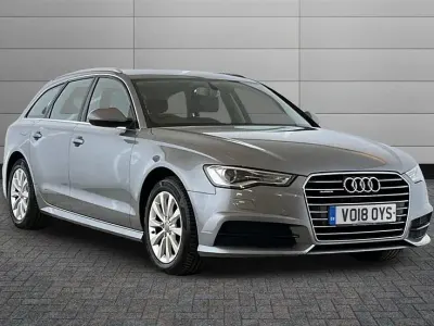 Usado Audi A6 Design 190 CV (139 kW) 2018 Gris Familiar