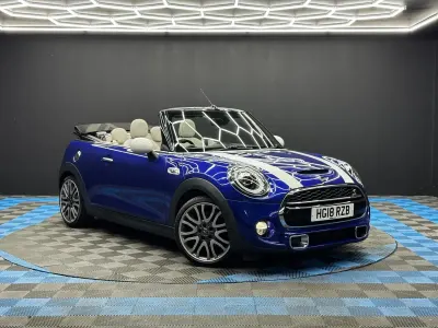 Used Mini Cooper S Cabriolet 2018 Blue Cabriolet