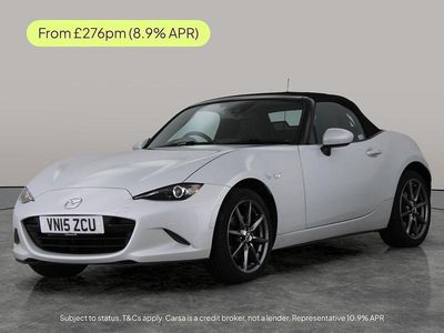Silver Used 2015 Mazda MX5 Inclusive Cabriolet | £10,909 (Fair price)