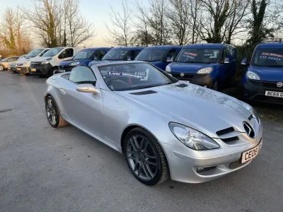 Used Mercedes SLK200 163 HP (119 kW) 2008 Silver Cabriolet