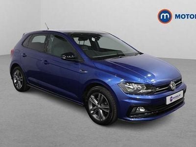 Used VW Polo R-line 116 HP (85 kW) 2020 Blue Hatchback