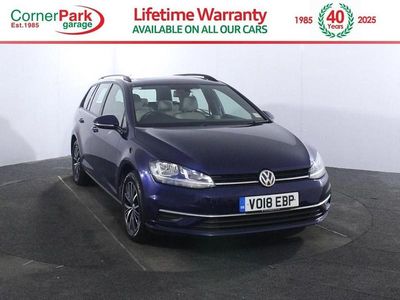 Used VW Golf VII SE 125 HP (91 kW) 2018 Blue Estate