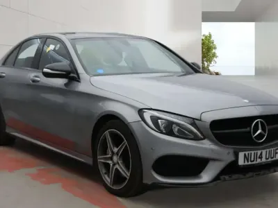Used Mercedes C200 AMG Line Premium 184 HP (135 kW) 2014 Silver Sedan