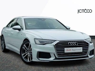 White Used 2019 Audi A6 S-Line Sedan | £21,313 (Fair price)