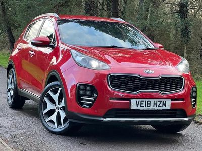 Used Kia Sportage GT-Line 114 HP (83 kW) 2018 Red SUV