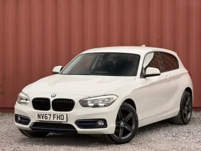 Używany BMW 118 Sport Line 2017 Biały Hatchback