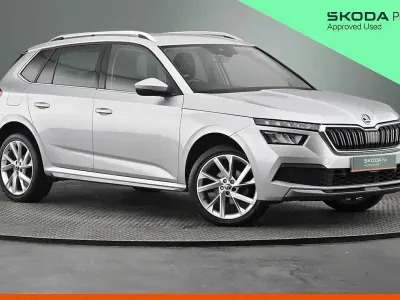 Used Skoda Kamiq SE L Executive 110 HP (80 kW) 2022 Brilliant silver metallic SUV