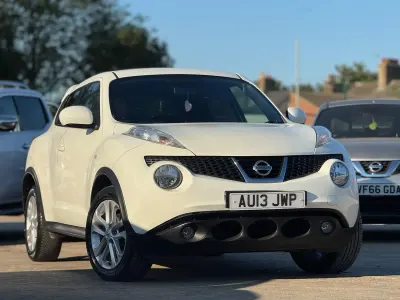Used Nissan Juke Acenta 117 HP (86 kW) 2013 White SUV