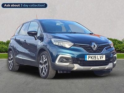 Blue/black Used 2019 Renault Captur GT-Line SUV | £9,899 (Fair price)
