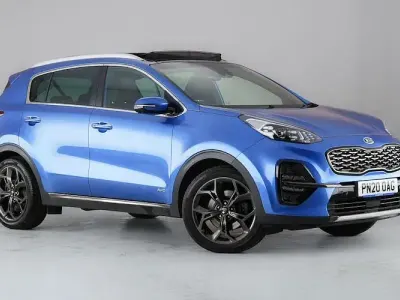 Used Kia Sportage GT-Line S 177 HP (130 kW) 2020 Blue SUV