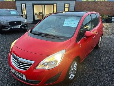 Used Vauxhall Meriva 100 HP (73 kW) 2011 Red MPV