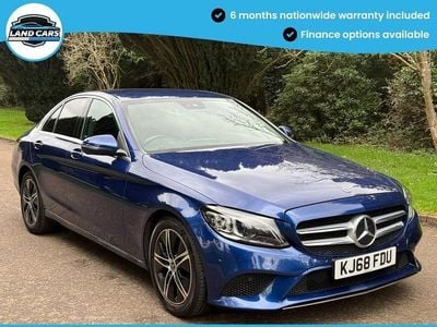 Used Mercedes C200 Premium 2019 Blue Sedan