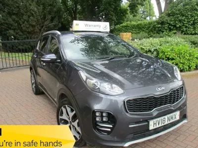 Gebraucht Kia Sportage GT-Line 177 PS (130 kW) 2018 Silber SUV