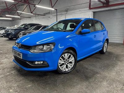 Used VW Polo SE 60 HP (44 kW) 2015 Blue Hatchback