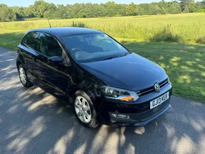 Used VW Polo Match 60 HP (44 kW) 2013 Black Hatchback
