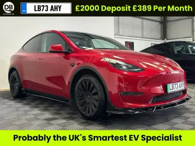 Used Tesla Model Y Long Range AWD 378 kW (514 HP) 2023 Red SUV