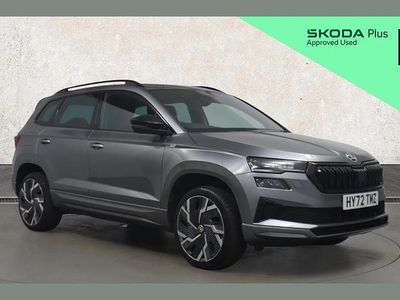 Grey Used 2022 Skoda Karoq SportLine SUV | £21,813 (Fair price)