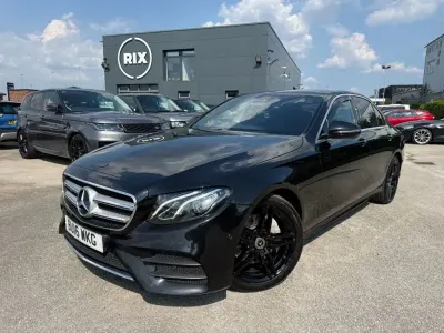 Used Mercedes E220 AMG line 194 HP (142 kW) 2016 Black Sedan