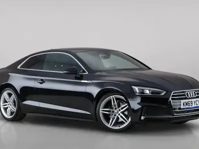 Used Audi A5 S-Line 150 HP (110 kW) 2019 Black Coupe