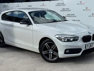 Used BMW 116 Sport Line 2017 White Hatchback