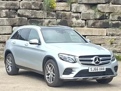 Used Mercedes GLC250 AMG Line Premium 204 HP (150 kW) 2016 Silver SUV