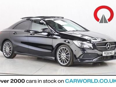 Used Mercedes CLA220 AMG line 177 HP (130 kW) 2018 Black Sedan
